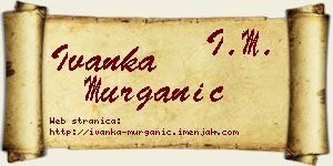 Ivanka Murganić vizit kartica